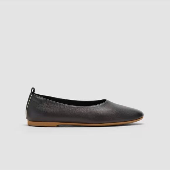 NEW EVERLANE The Day Glove in Black Italian Leather Flat - Picture 2 of 8